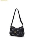  Túi Đeo Vai MLB Diamond Monogram JQD Mini Hobo Bag New York Yankees 7ACRMD15N-50BKS Đen 