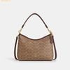 Túi Đeo Vai Coach Laurel Shoulder Bag In Signature Canvas CV975 Nâu Nhạt