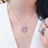  Dây Chuyền, Vòng Cổ Swarovski Louison Pendant White Rhodium Plated 5415989 