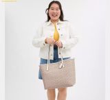  Túi Tote Coach City Tote Bag In Signature Canvas CV976 Trắng Logo 