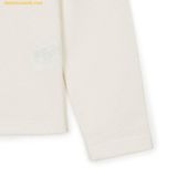  Áo Polo Tay Dài MLB Women's Basic Small Logo Long Sleeve Collared T-Shirt CLE (Cream) 3FPQB0141-45CRS 