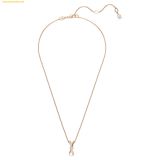  Dây Chuyền Swarovski Hyperbola pendant Mixed cuts, Twist - 5689788, Rose gold 