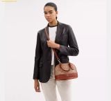  Túi Xách Coach Sabrina Satchel Bag In Signature Canvas Caramel CAS19 