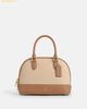 Túi Xách Coach Sabrina Satchel Bag In Colorblock Màu Kem