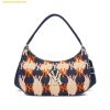 Túi Đeo Vai MLB Argyle Monogram Strap Hobo Bag New York Yankees - D.Navy 3ABQS072N-50NYD