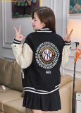  Áo Khoác Bomber New Era Varsity Baseball Jacket New York Yankees Màu Đen Tay Da 