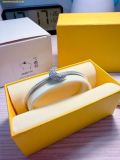  Vòng Tay, Lắc Tay Swarovski Luna bangle Moon, White, Rhodium plated 5666175 