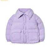  Áo Khoác Phao MLB Women's Wide Collar Short Padding LA (L.Lavender) 3FDJW0216-07LDL 