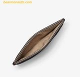  Ví Thẻ Michael Kors Large Reed grained leather card holder Camel 35S3G6RD3L 