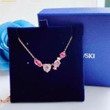  Dây Chuyền, Vòng Cổ Swarovski Gema 520 Candy Love Crystal Necklace 5630876 Màu Vàng Hồng 