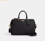  Túi Trống Coach Rowan Large Satchel Bag Black CV960 