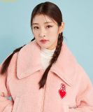  Áo Khoác Lông MLB Women's Heart Crop Fleece Jumper B (L.Coral) 3FFDH0126-43COL 