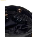  Túi Đeo Chéo MLB Shoulder Bag, New York Yankees Monogram Embo Bucket Bag 7ACRM066N-50BKS Black 