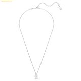  Dây Chuyền, Vòng Cổ Swarovski Matrix pendant Crystal pearl, Round cut, White, Rhodium plated 5693897 