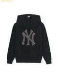  Áo Hoodie MLB Classic Monogram Big Luxe Overfit Hoodie New York Yankees (Black) 3AHDM0144-50BKS 