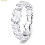  Đồng Hồ Swarovski Watch Octagon cut bracelet, White, Stainless steel 5729182 