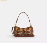  Túi Đeo Vai Coach Ashton Bag With Signature Canvas Vintage Brown CCZ24 