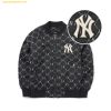  Áo Khoác Bomber MLB Diamond Monogram Jacquard Baseball Jumper NY (Black) 3AJPM0224-50BKS 