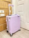  Vali Kéo FILA Ribbed Hard Shell Luggage 22 Inch Tím Pastel 