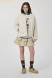  Áo Khoác Phao WHOAU Steve Reversible Quilting Jacket Cream WHJJG1112F 