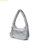  Túi Đeo Vai MLB Basic Sporty Stitch Hobo Bag New York Yankees 3ABQS016N-50SIS Bạc 