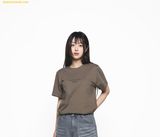  Áo Phông ADLV Basic Logo Short Sleeve T-Shirt Nâu 