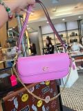  Túi Đeo Vai Coach Brook Flap Chain Bag Hồng 