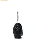  Túi Đeo Chéo MLB Basic Quilted PU Mini Bucket Crossbody Bag New York Yankees Black 3ACRBQ16N-50BKS 