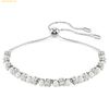  Vòng Tay, Lắc Tay Swarovski Matrix bracelet Crystal pearl, Round cut, White, Rhodium plated 5689633 