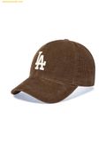  Mũ Lưỡi Trai MLB Corduroy Unstructured Ball Cap LA Dodgers 3ACPWC156-07BRS Nâu (Nhung Tâm) 