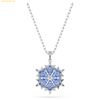  Dây Chuyền, Vòng Cổ Swarovski Magic pendant Snowflake, Blue, Rhodium plated 5735399 