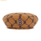  Mũ Nồi MLB Diamond Monogram Wool Jacquard Beret B (D.Beige) 3ACBMW126-43BGD 