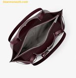  Túi Tote Michael Kors Emilia Large Pebbled Leather Tote Bag 30F5SU5T7T Oxblood 