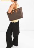  Túi Tote Michael Kors Hamilton Moderne Large Signature Logo Tote Bag 30F5GNXT3B Brown 