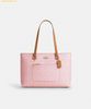 Túi Tote Coach Station Tote Bag - Signature Canvas Pink CEA21