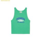  Áo Ba Lỗ MLB Women's Varsity Slim Fit Crop Top with Goggles LA (Yellow Green) 3FTKV0243-07YGS 