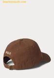  Mũ Lưỡi Trai Polo Ralph Lauren The Iconic Cotton Chino Ball Cap  - cooper brown 