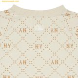  Đầm MLB Women's Diamond Monogram Jacquard Slim Fit Dress NY - 3FOPM0334-50CRD - D.Cream 