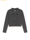  Áo Cardigan MLB Women's Basic Vintage Washed Cardigan Boston Red Sox 3FKCB0351-43CGD - Đen Xám 