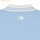  Áo Polo Tay Dài MLB Women's Basic Small Logo Long Sleeve Collared T-Shirt LA (Sky Blue) 3FPQB0141-07SBS 