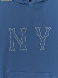  Áo Hoodie MLB Coopers Big Logo Mega Overfit Hoodie NY (Ptn. Indigo) 3AHDB3044-50INP 
