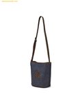  Túi Đeo chéo MLB New York Yankees denim color-block bucket bag 3ABMMV75N-50INS Indigo 
