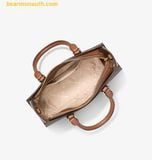  Túi Đeo Chéo Michael Kors Arden Small Signature Logo Messenger Bag 35F5G4XM1B Brown 