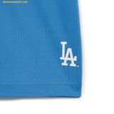  Áo Phông MLB Varsity Number Graphic Overfit Short Sleeve T-Shirt LA (L.Blue) 3ATSV0334-07BLL 