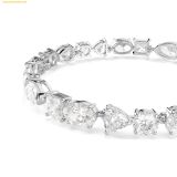  Vòng Tay , Lắc Tay Swarovski Mesmera Bracelet, Rhodium Plated Metal and White Crystals, 5731959 