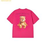  Áo Phông ADLV Ac Bear Basic Logo Short Sleeve T-Shirt Màu Hồng 