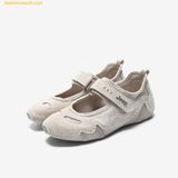  Giày Bệt Nữ Jeep Low-top Shoes PX231WAS575 - Xám 