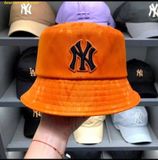  Mũ Bucket MLB Monogram Nylon Jacquard New York Yankees 3AHTM021N-50ORS màu cam 