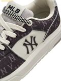  Giày Thể Thao MLB Chunky Liner Denim Monogram SL New York Yankees 3ASXM016N-50BKS Black 
