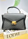  Túi Xách Michael Kors MK Whitney Medium Flap Satchel Đen Logo 